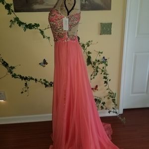 Rachel Allan Illusions Runway Design size 4